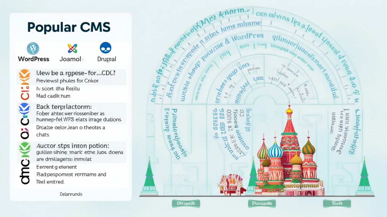 Популярные CMS на рынке