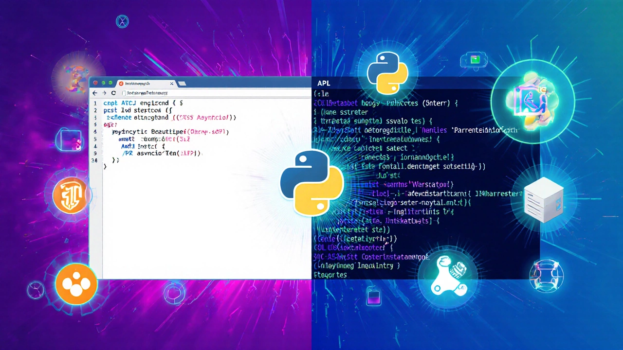 Сравнение новичка и эксперта, использующих Python для атак: один запускает XSS, другой генерирует тысячи API-запросов.