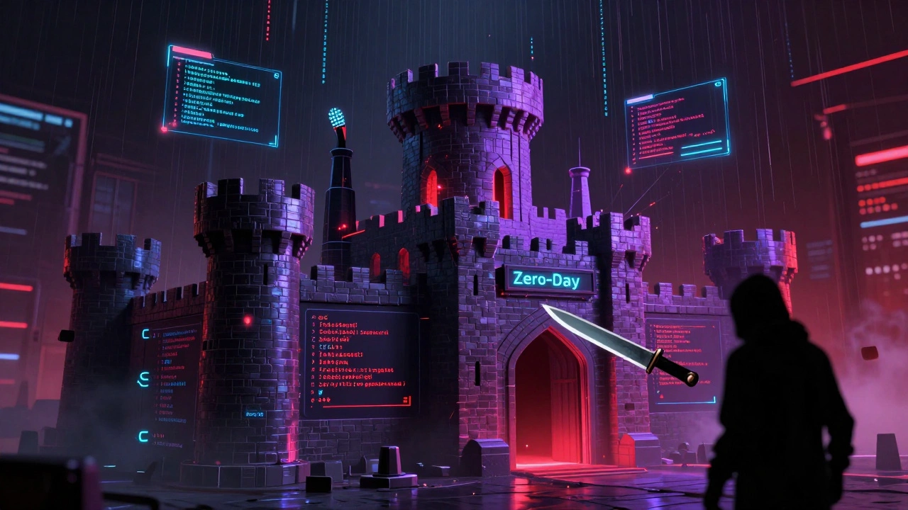 Цифровой замок из кода атакуют скрипты Python и Bash в стиле киберпанк.