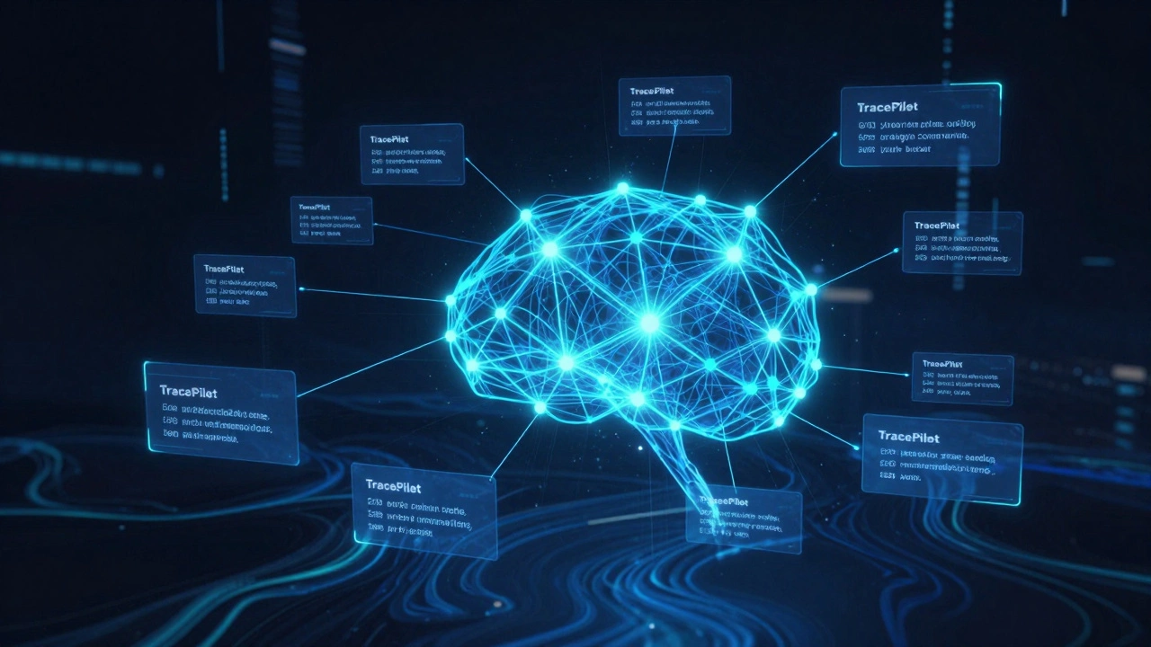 Голографическая карта выполнения кода с узлами и потоками данных, как навигатор для отладки.