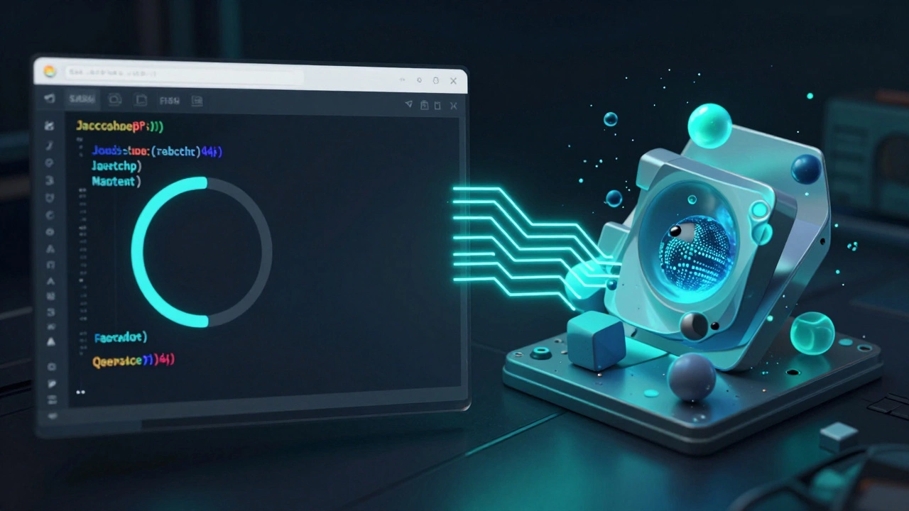 Слева — зависший веб-интерфейс, справа — быстро работающий WebAssembly с 3D-графикой.