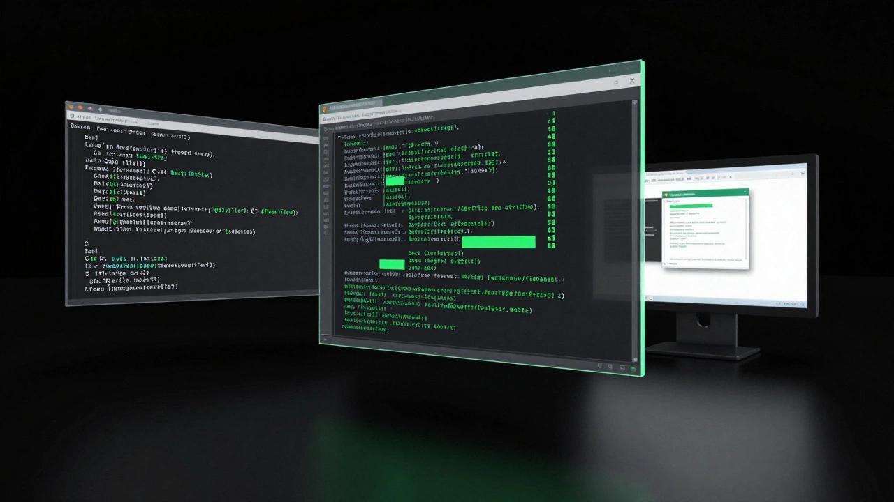 Голографический интерфейс с терминалом Linux и картой памяти C++