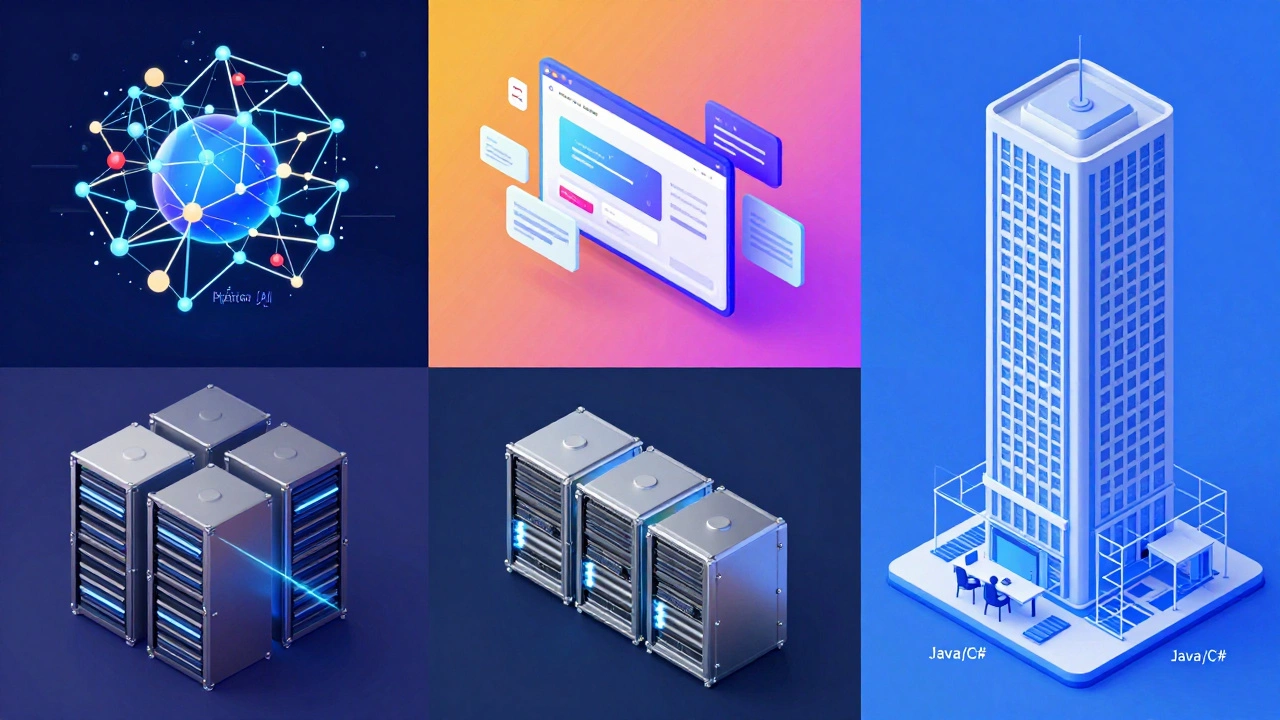 Разные сферы программирования: ИИ, веб-разработка, системный софт и корпоративный сектор